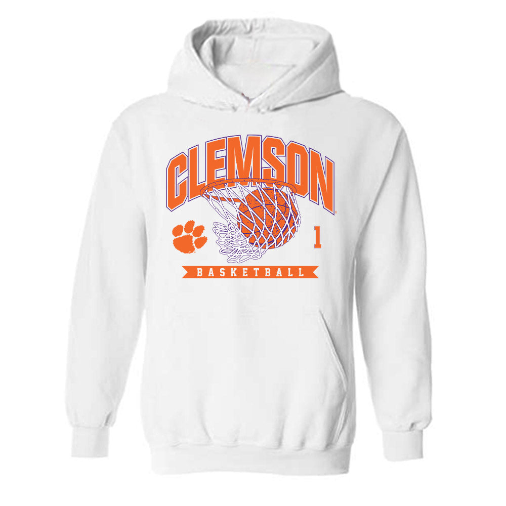 Clemson - NCAA Women's Basketball : Amaia Jackson - Sports Shersey Hooded Sweatshirt-0