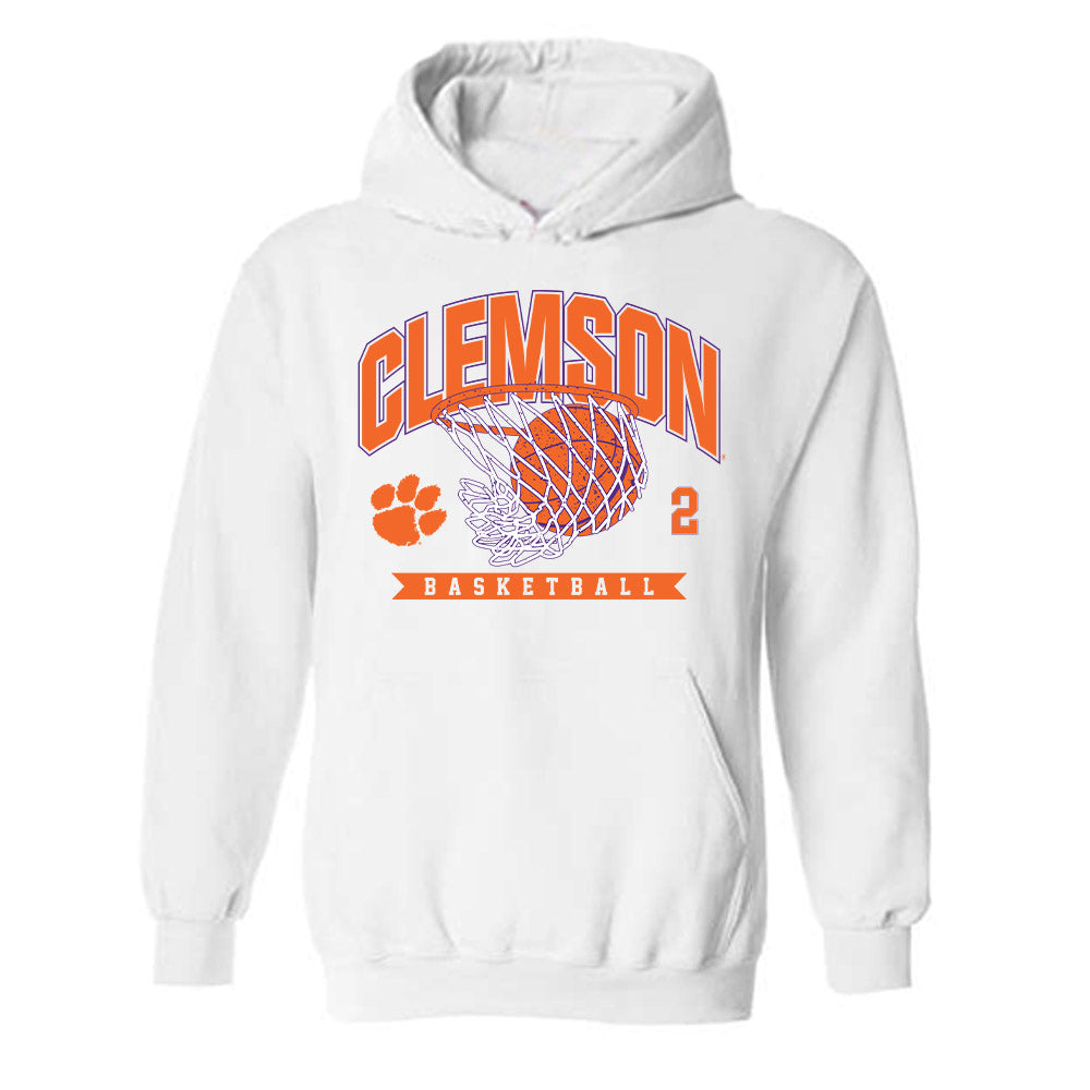 Clemson - NCAA Women's Basketball : Kinsley Barrington - Sports Shersey Hooded Sweatshirt
