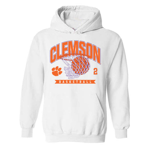 Clemson - NCAA Women's Basketball : Kinsley Barrington - Sports Shersey Hooded Sweatshirt