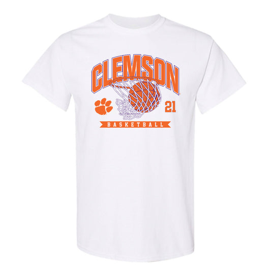 Clemson - NCAA Men's Basketball : Ace Buckner II - Sports Shersey T-Shirt-0