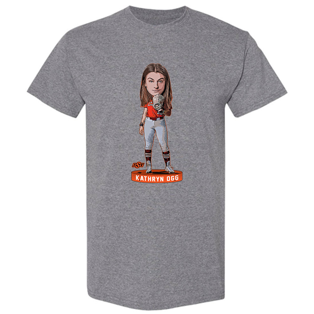 Oklahoma State - NCAA Softball : Kathryn Ogg - T-Shirt Individual Caricature