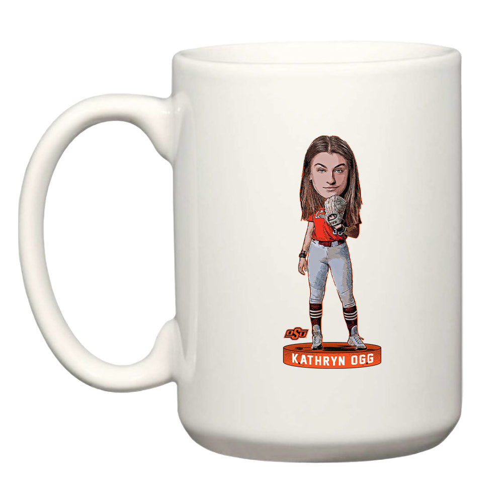 Oklahoma State - NCAA Softball : Kathryn Ogg - Mug Individual Caricature