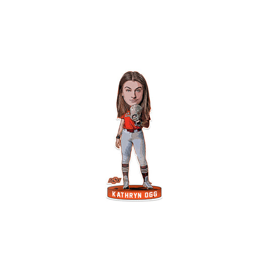 Oklahoma State - NCAA Softball : Kathryn Ogg - Sticker Individual Caricature