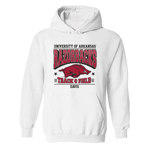 Arkansas - NCAA Women's Track & Field : Kayla Davis - Sports Shersey Hooded Sweatshirt-0