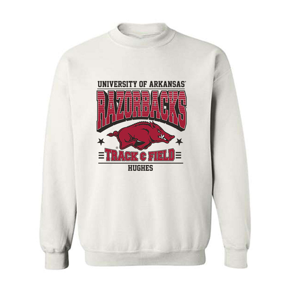 Arkansas - NCAA Men's Track & Field : Andrew Hughes - Sports Shersey Crewneck Sweatshirt