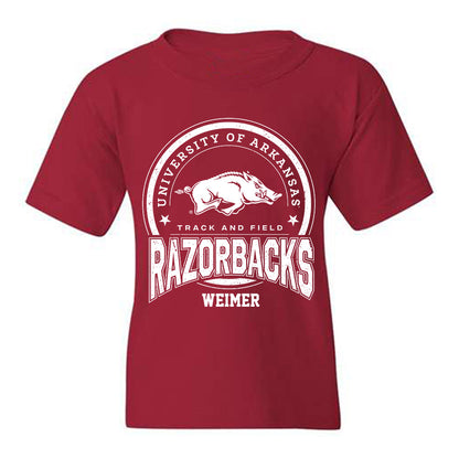 Arkansas - NCAA Women's Track & Field : Bradley Weimer - Youth T-Shirt
