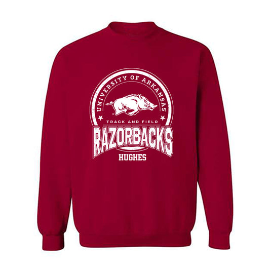 Arkansas - NCAA Men's Track & Field : Andrew Hughes - Sports Shersey Crewneck Sweatshirt