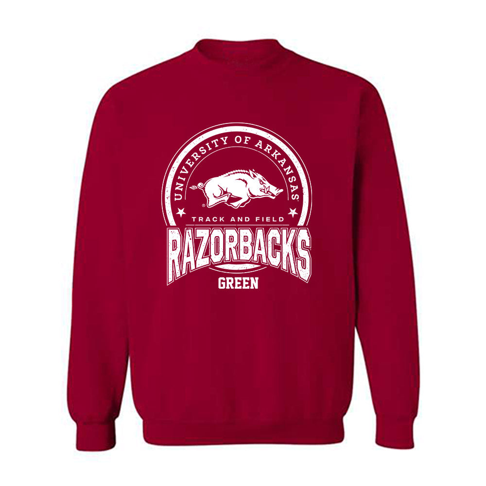 Arkansas - NCAA Men's Track & Field : Wyatt Green - Sports Shersey Crewneck Sweatshirt