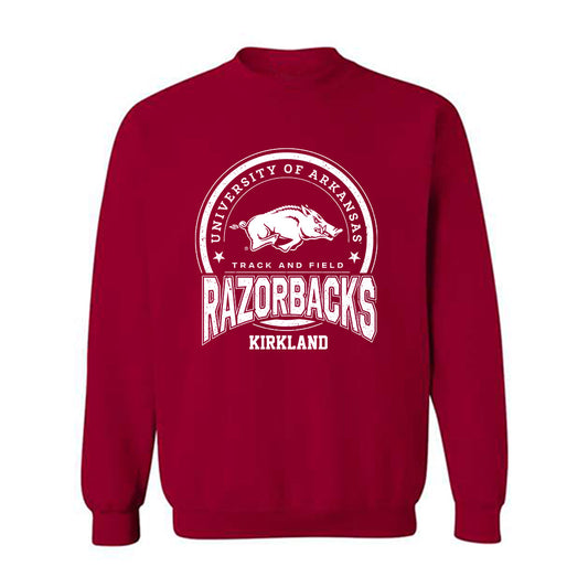 Arkansas - NCAA Women's Track & Field : Morgan Kirkland - Sports Shersey Crewneck Sweatshirt-0