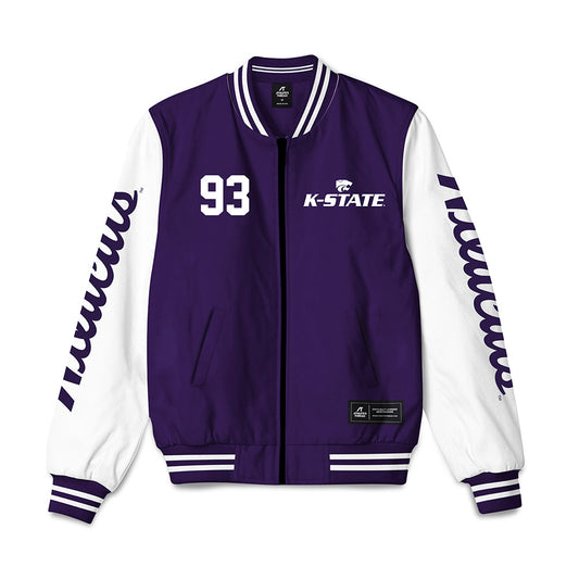 Kansas State - NCAA Football : Asher Tomaszewski - Bomber Jacket