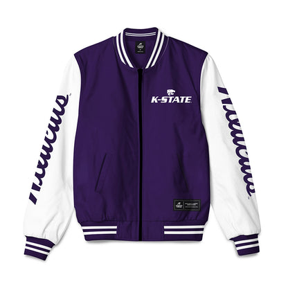 Kansas State - NCAA Men's Track & Field : Riley Marx - Bomber Jacket-0