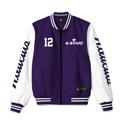 Kansas State - NCAA Football : Serious Stinyard - Bomber Jacket-0