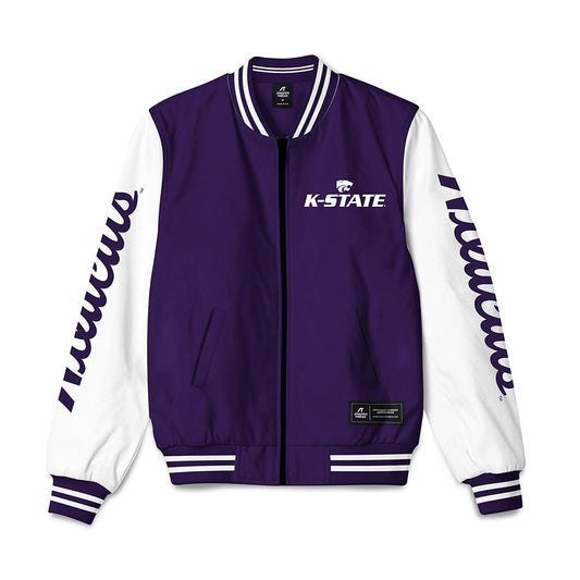 Kansas State - NCAA Men's Track & Field : Canyon Buehler - Bomber Jacket-0