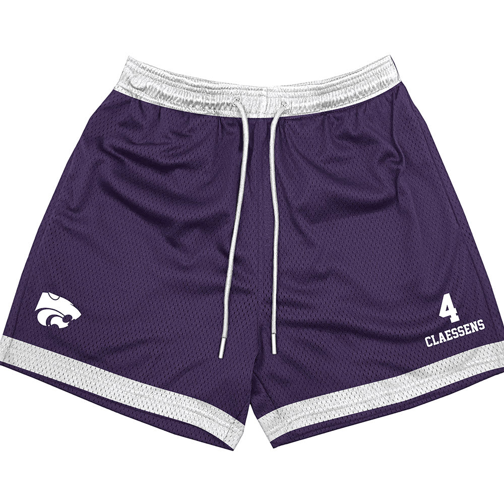 Kansas State - NCAA Women's Basketball : Nastja Claessens - Shorts-0
