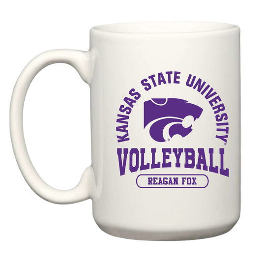 Kansas State - NCAA Women's Volleyball : Reagan Fox - Coffee Mug-0