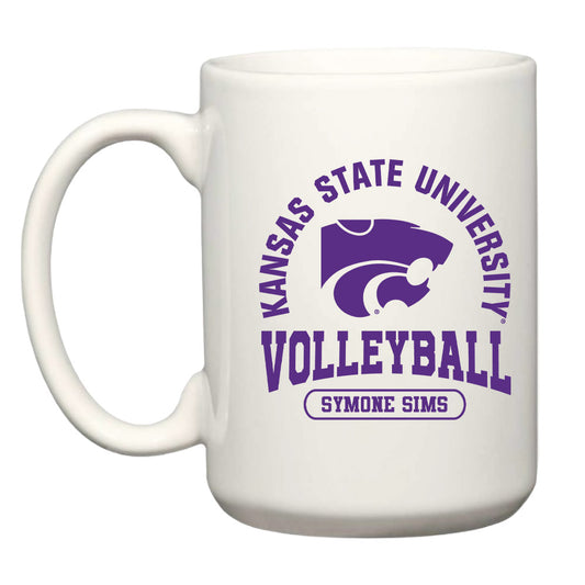 Kansas State - NCAA Women's Volleyball : Symone Sims - Mug