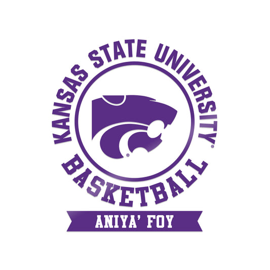 Kansas State - NCAA Women's Basketball : Aniya' Foy - Sticker-0