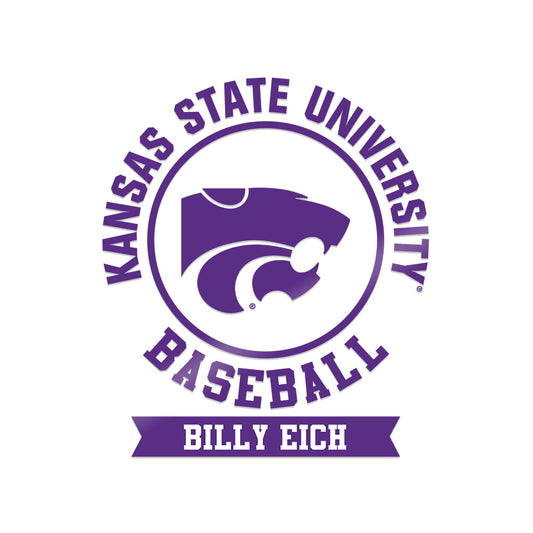 Kansas State - NCAA Baseball : Billy Eich - Sticker-0