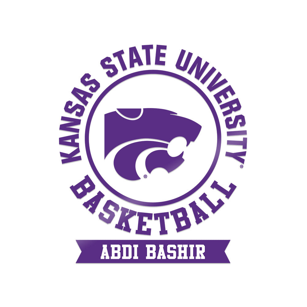 Kansas State - NCAA Men's Basketball : Abdi Bashir - Sticker-0