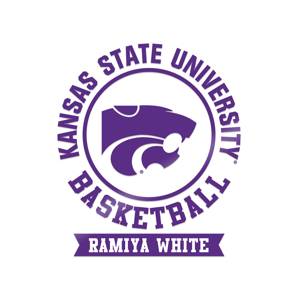 Kansas State - NCAA Women's Basketball : Ramiya White - Sticker-0