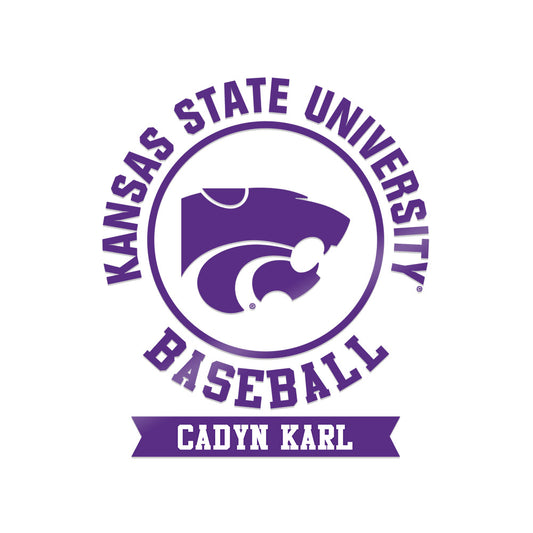 Kansas State - NCAA Baseball : Cadyn Karl - Sticker-0