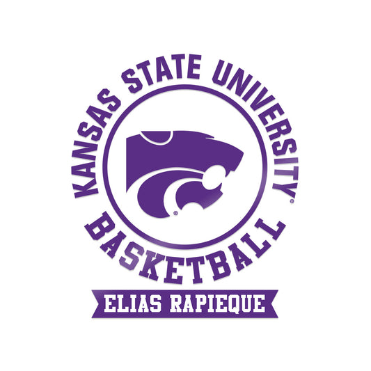 Kansas State - NCAA Men's Basketball : Elias Rapieque - Sticker-0