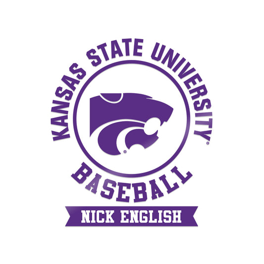 Kansas State - NCAA Baseball : Nick English - Sticker-0