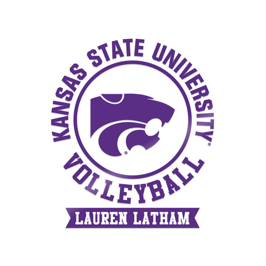 Kansas State - NCAA Women's Volleyball : Lauren Latham - Sticker-0