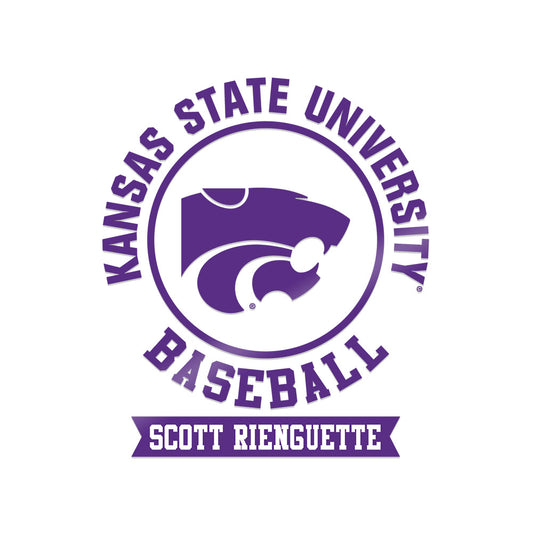 Kansas State - NCAA Baseball : Scott Rienguette - Sticker-0