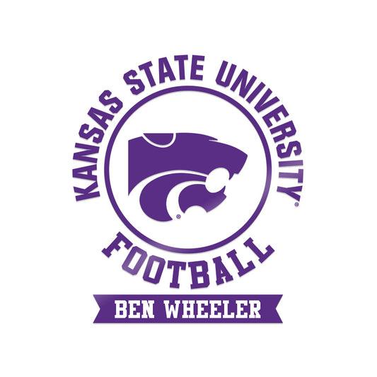 Kansas State - NCAA Football : Ben Wheeler - Sticker-0