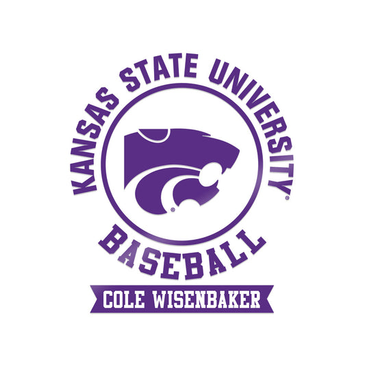 Kansas State - NCAA Baseball : Cole Wisenbaker - Sticker-0