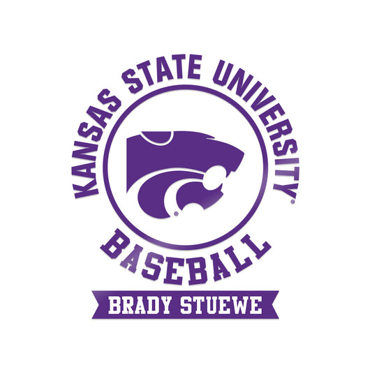 Kansas State - NCAA Baseball : Brady Stuewe - Sticker-0