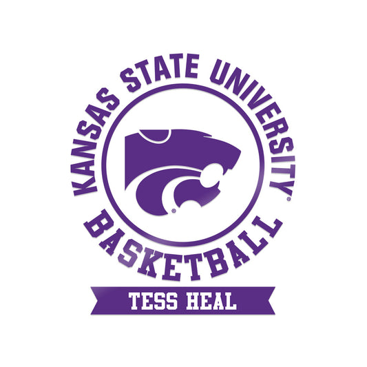 Kansas State - NCAA Women's Basketball : Tess Heal - Sticker-0