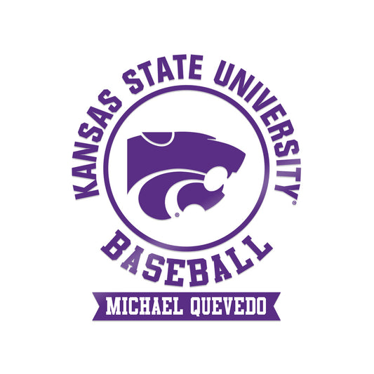 Kansas State - NCAA Baseball : Michael Quevedo - Sticker-0