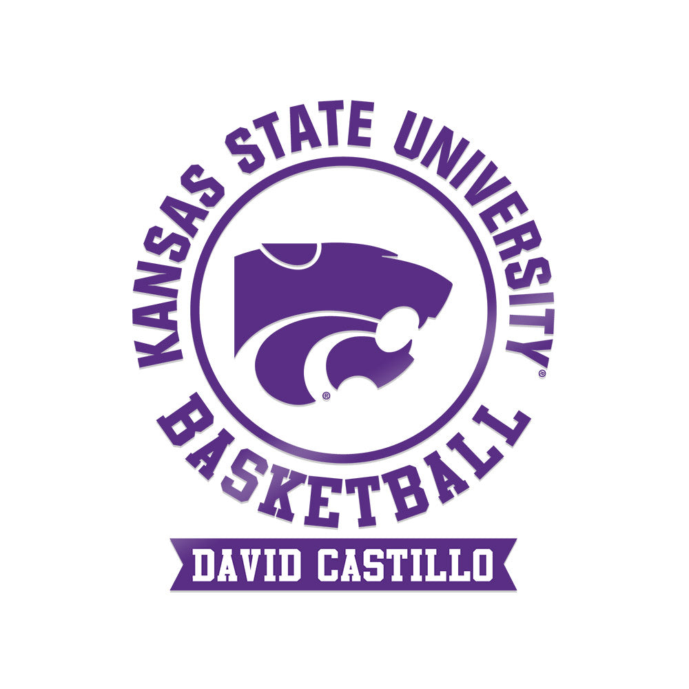 Kansas State - NCAA Men's Basketball : David Castillo - Sticker-0