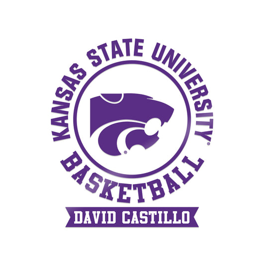 Kansas State - NCAA Men's Basketball : David Castillo - Sticker-0