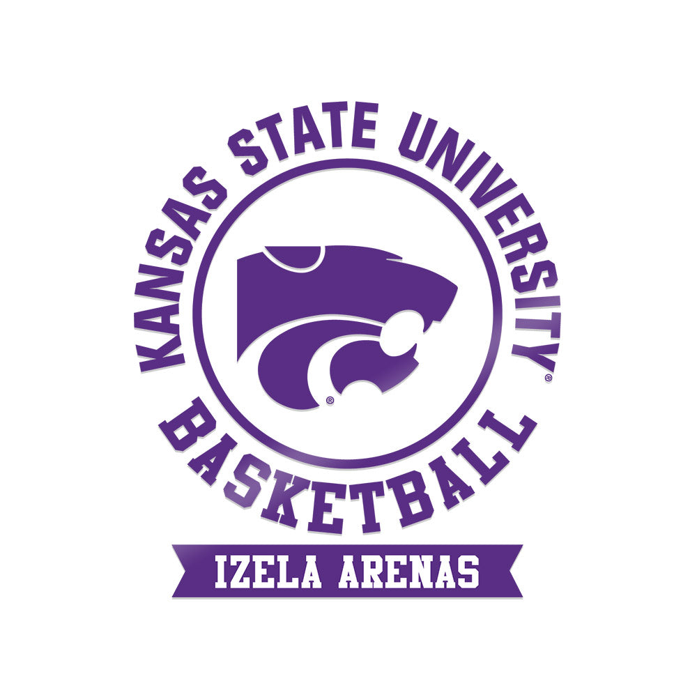 Kansas State - NCAA Women's Basketball : Izela Arenas - Sticker-0