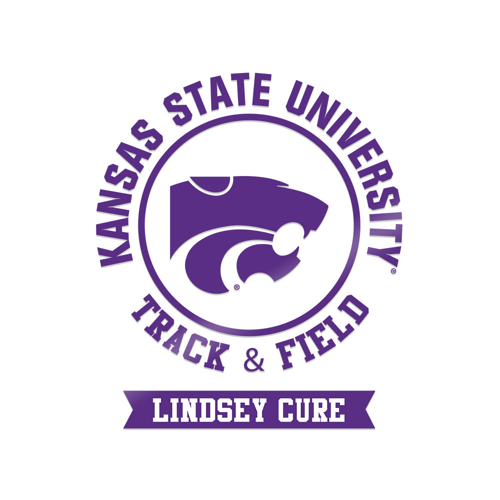 Kansas State - NCAA Women's Track & Field : Lindsey Cure - Sticker-0