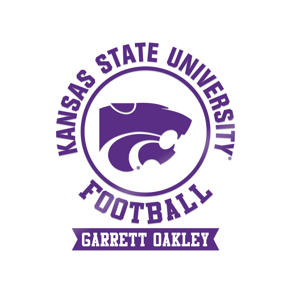 Kansas State - NCAA Football : Garrett Oakley - Sticker-0