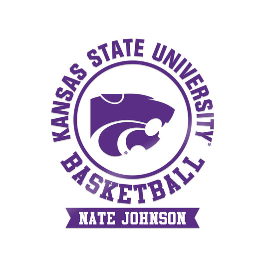 Kansas State - NCAA Men's Basketball : Nate Johnson - Sticker-0
