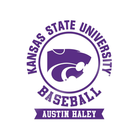 Kansas State - NCAA Baseball : Austin Haley - Sticker-0