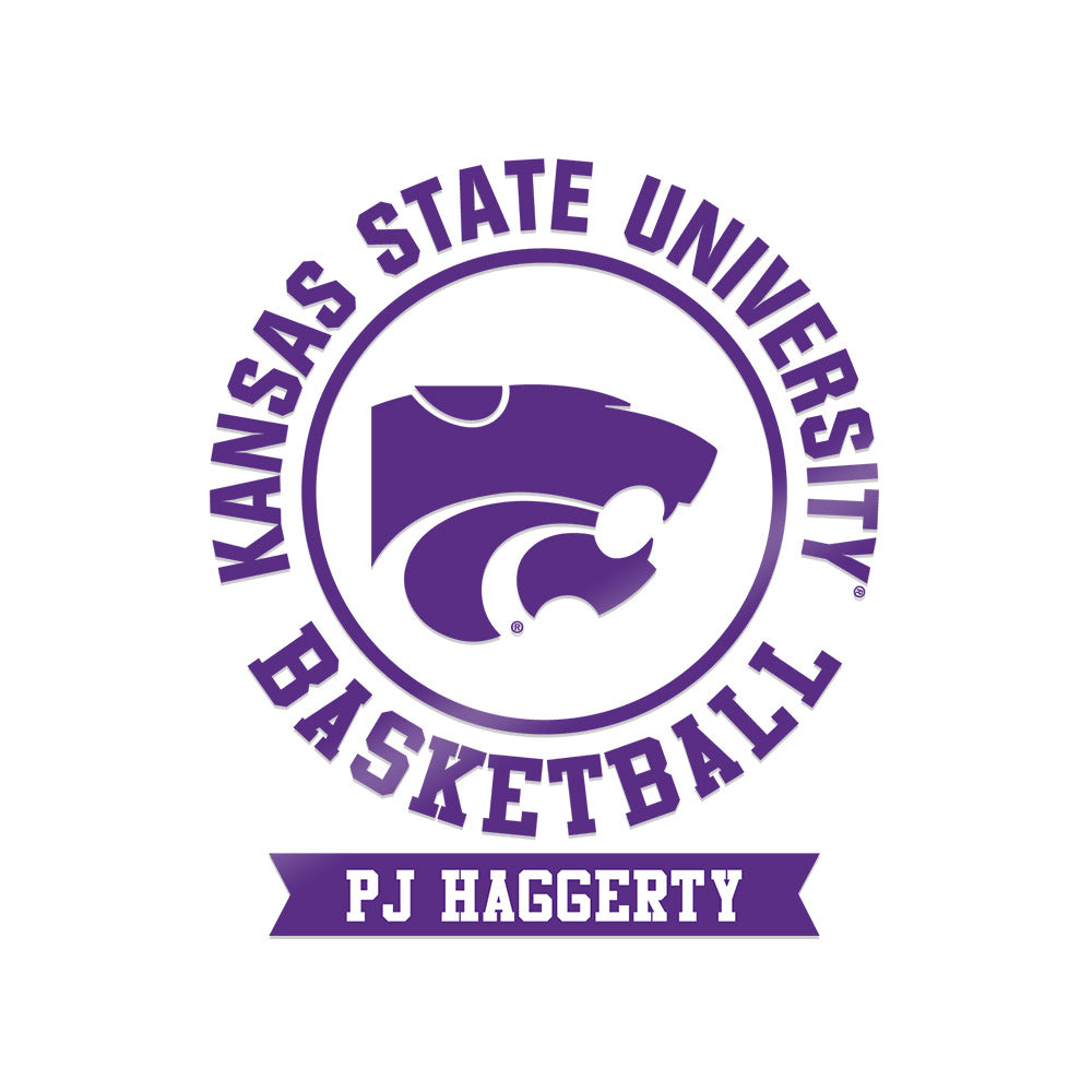 Kansas State - NCAA Men's Basketball : Pj Haggerty - Sticker-0