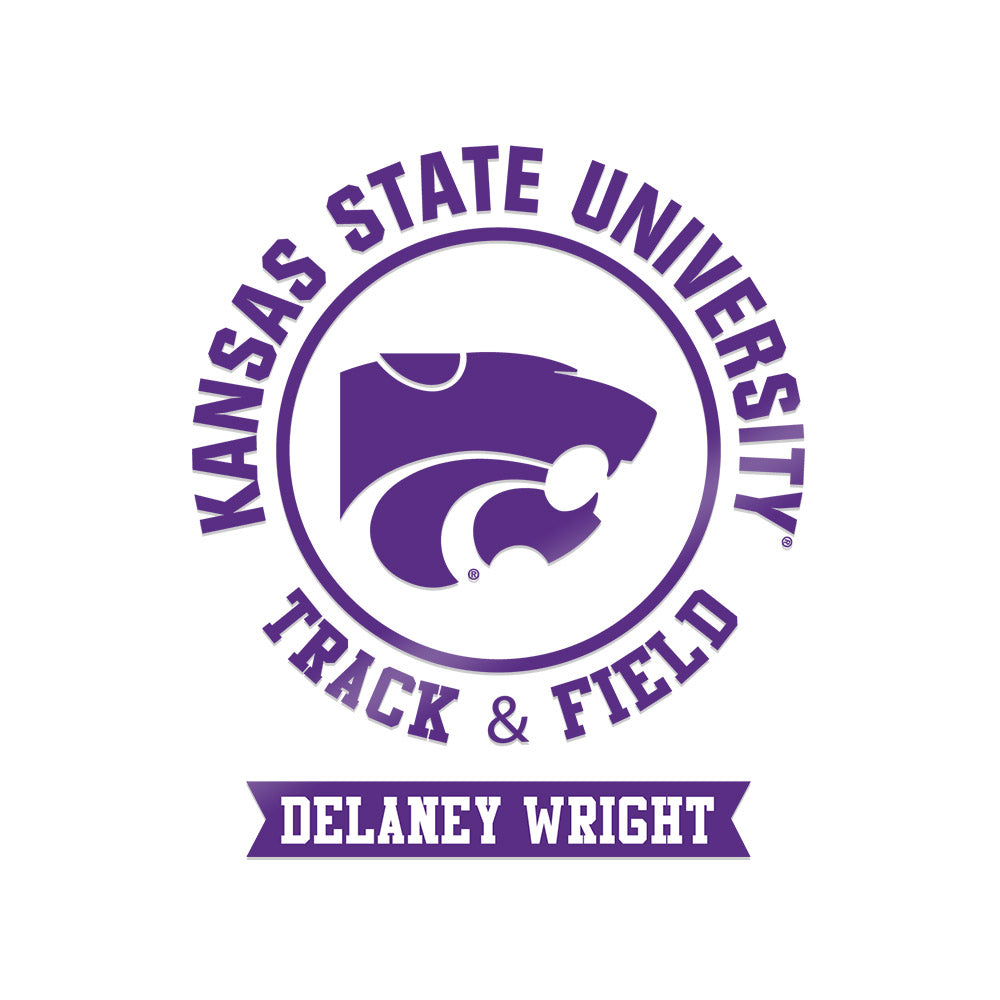 Kansas State - NCAA Women's Track & Field : Delaney Wright - Sticker-0