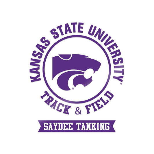 Kansas State - NCAA Women's Track & Field : Saydee Tanking - Sticker-0