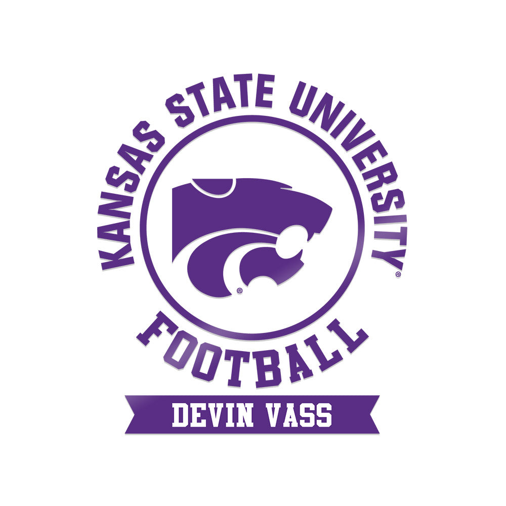 Kansas State - NCAA Football : Devin Vass - Sticker-0