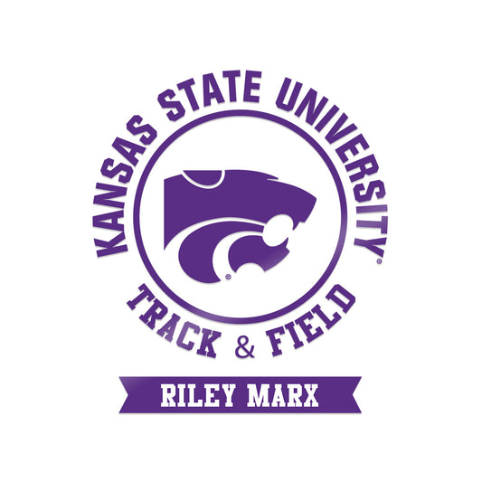 Kansas State - NCAA Men's Track & Field : Riley Marx - Sticker-0