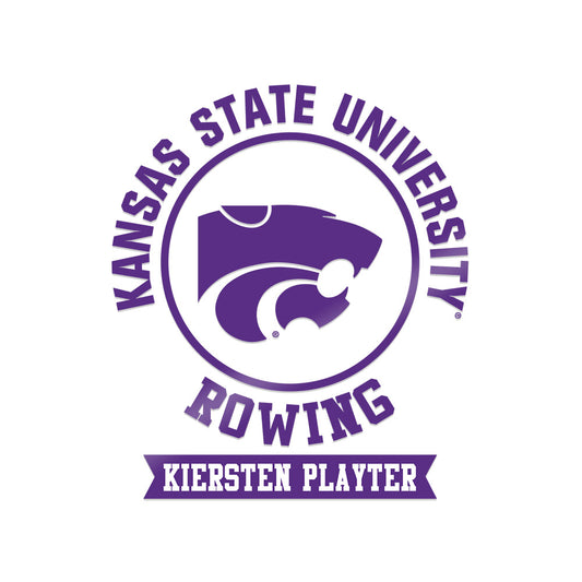 Kansas State - NCAA Women's Rowing : Kiersten Playter - Sticker-0