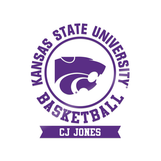 Kansas State - NCAA Men's Basketball : CJ Jones - Sticker-0
