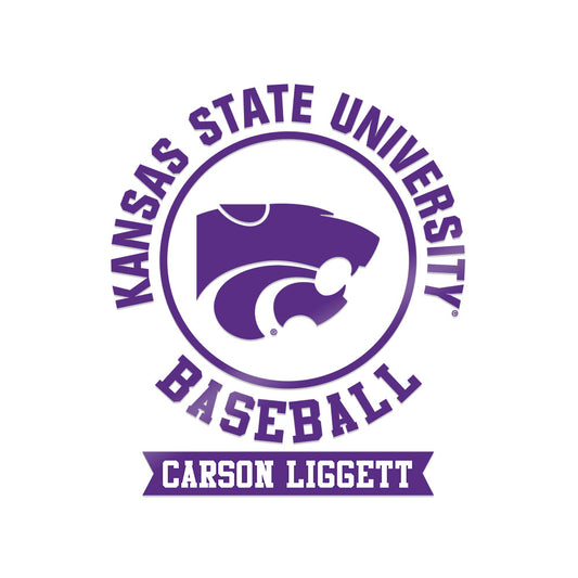 Kansas State - NCAA Baseball : Carson Liggett - Sticker-0