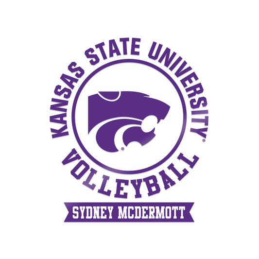 Kansas State - NCAA Women's Volleyball : Sydney McDermott - Sticker-0